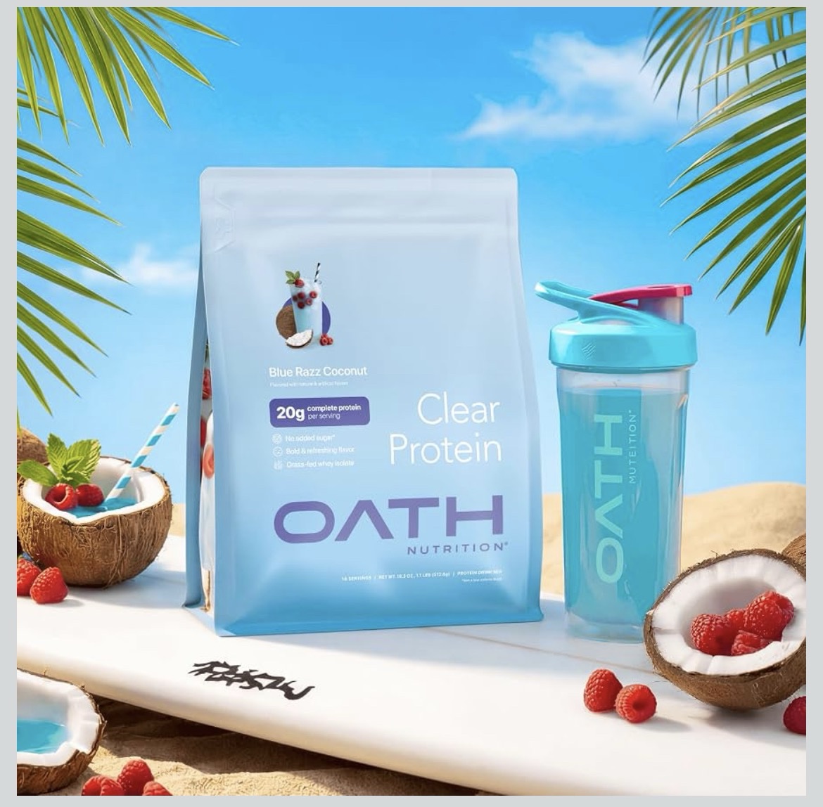 Oath Clear Whey Isolate Protein Powder - Imagen 2