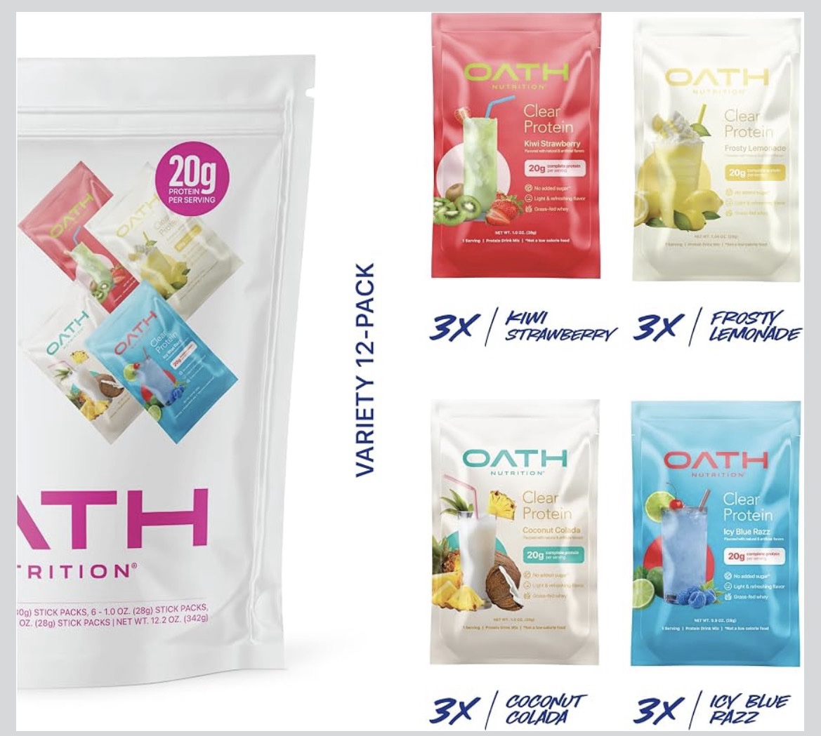 Oath Clear Whey Protein - Imagen 3